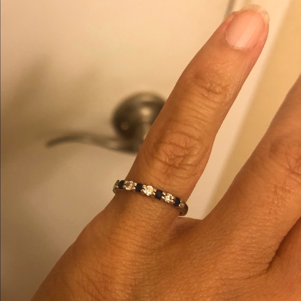 Sapphire and Diamond ring